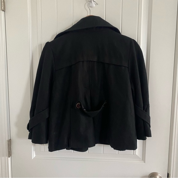 MARCELLE RENEE | Cropped Pea Coat - Picture 4 of 9